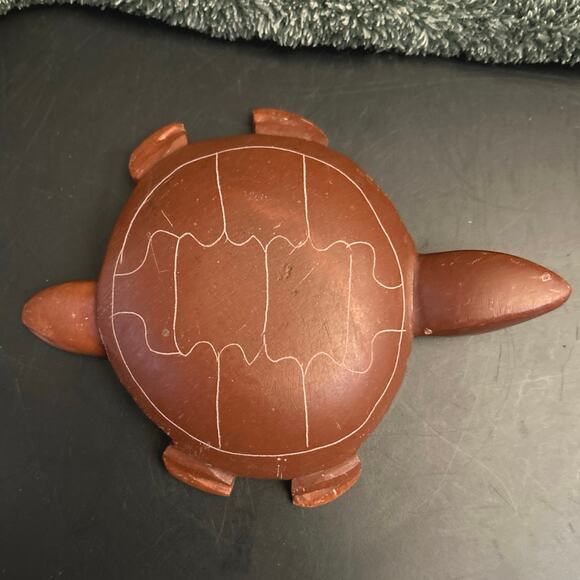 Vintage Native American Hand Carve Turtle Fetish Figurine - Sioux - Picture 2 of 6